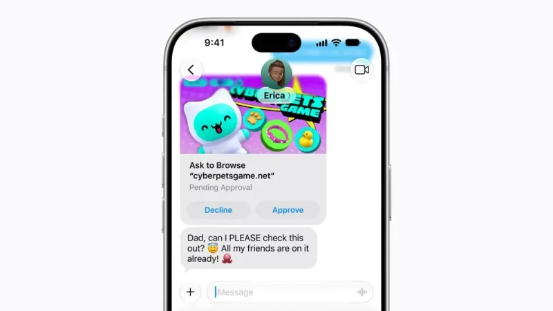 Ask to Browse u iOS 27 roditeljskim kontrolama