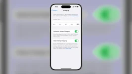 iPhone Battery i Charging ekran sa podešavanjem granice punjenja