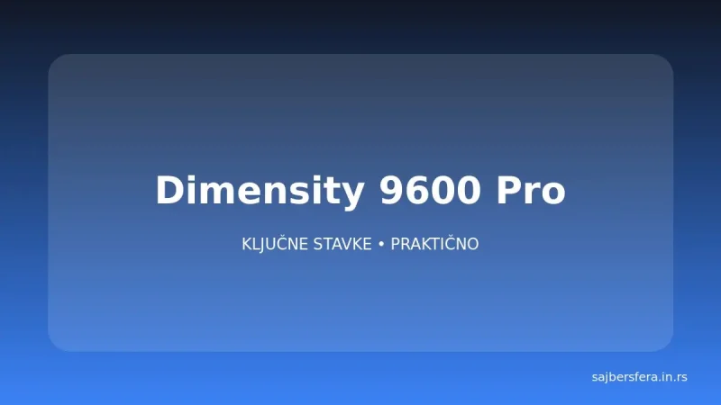 Dimensity 9600 Pro: MediaTek moves to 2 nm 1 Dimensity 9600 Pro key features and 2 nm process