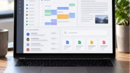 Microsoft Copilot super aplikacija za objedinjeni radni prostor, originalna AI ilustracija