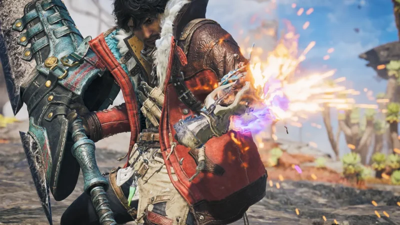 Lovac aktivira Boost Action tokom borbe u Monster Hunter Wilds Ascendance