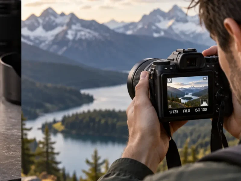 Nikon Z5 IIC full-frame kamera na terenu — detalj