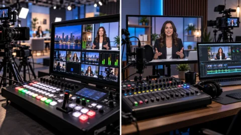 Rodecaster Video 4K produkcija sa video i audio mikserom