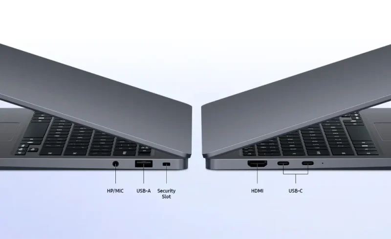 Galaxy Book6 14 – raspored priključaka na laptopu