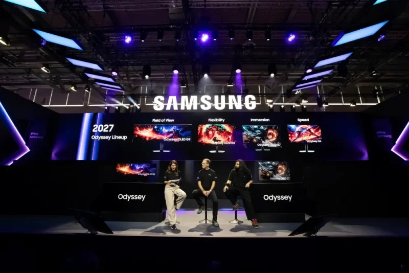 Samsung Odyssey 2027 ide do 1.100 Hz 1 Samsung predstavlja Odyssey 2027 gaming monitore na Gamescomu 2026
