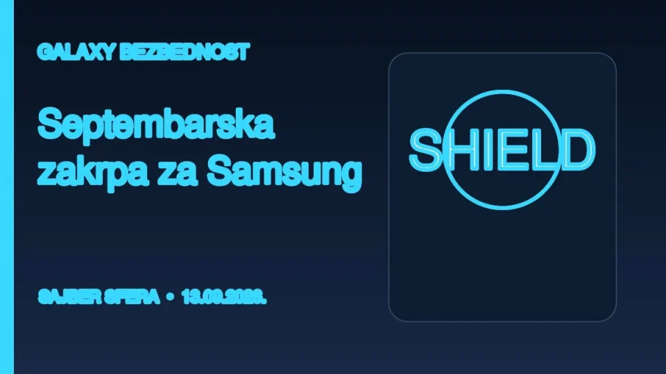 Samsung septembarska zakrpa 2026 za Galaxy telefone