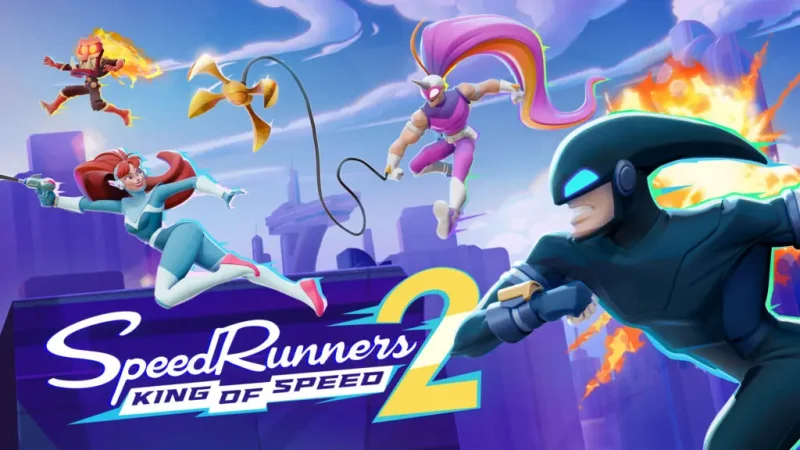 SpeedRunners 2 igrači trče kroz šarenu stazu u okviru Xbox Game Pass septembarske ponude