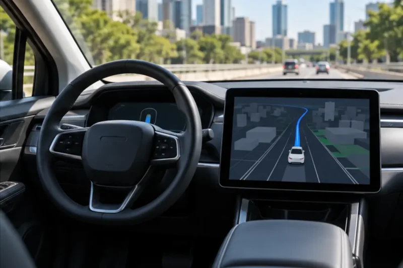 Waymo flota u Teksasu: unutrašnjost autonomnog vozila