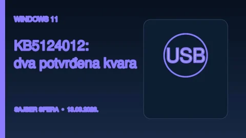 Windows KB5124012 problemi sa USB zvukom i Linux VM
