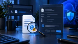Windows provera porekla preuzetog fajla sa sigurnosnom oznakom i lupom