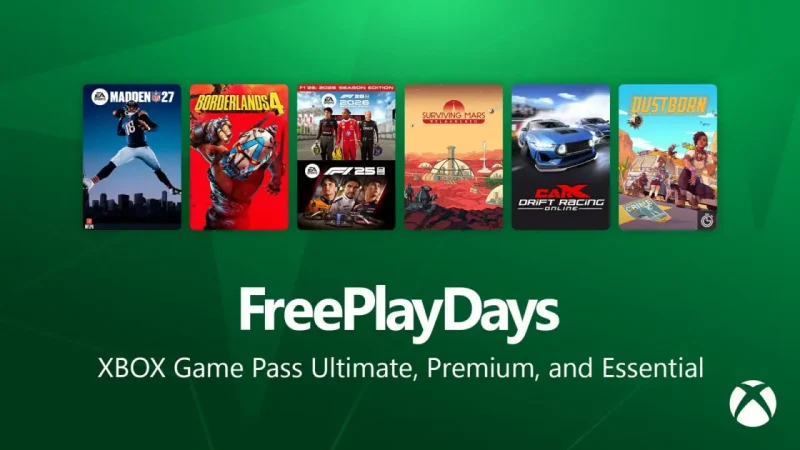 Xbox Free Play Days oktobar 2026: pet Ubisoft igara 1 Xbox Free Play Days oktobar 2026 program