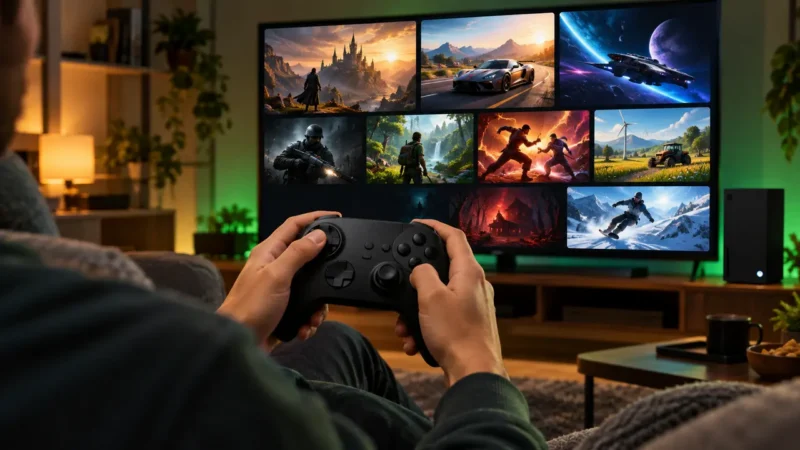 Igrač sa generičnim kontrolerom bira nove Xbox igre