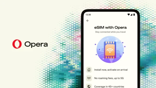 Opera putni eSIM internet daje 3 GB na Androidu