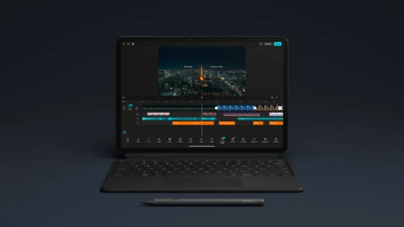 Amazon Alexa tablets with Google Play alongside keyboard and stylus