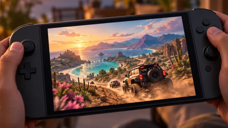 The Crew Motorfest Nintendo Switch 2 izdanje je stiglo 1 The Crew Motorfest Nintendo Switch 2 — prateća AI ilustracija