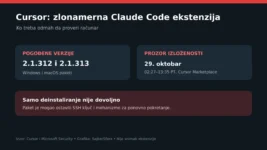 Upozorenje za zlonamernu Claude Code ekstenziju u Cursor Marketplace