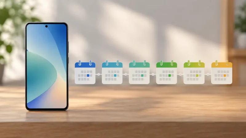 Galaxy A18 AMOLED ekran — prateća AI ilustracija