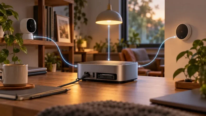 Ugreen HomeAgent HA100 spaja NAS i lokalni AI 1 Ugreen HomeAgent HA100 — Kućni NAS povezan sa kamerama, senzorima i lokalnim AI procesorom