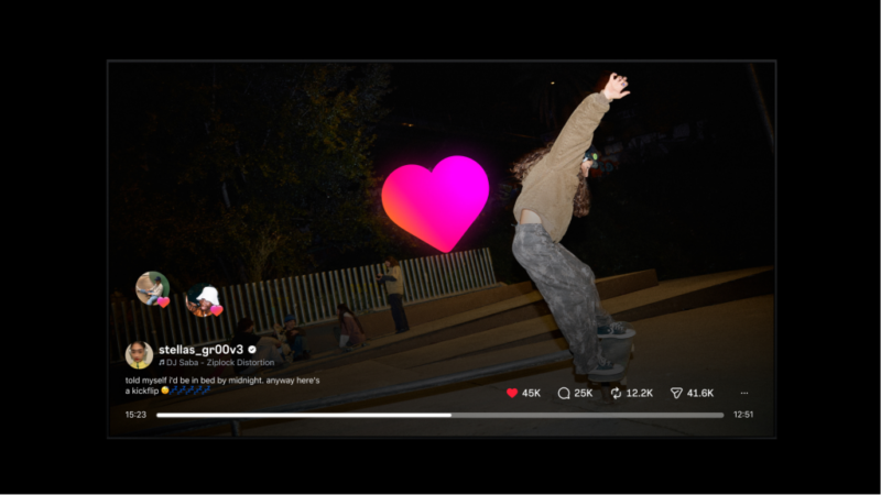 Instagram aplikacija za Apple TV prikazuje horizontalni video