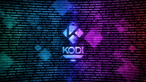 Kodi 22 Piers RC1 zvanični splash ekran