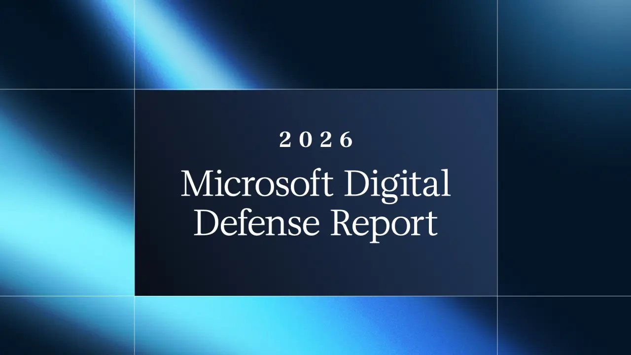 Naslovni vizual Microsoft Digital Defense Report 2026