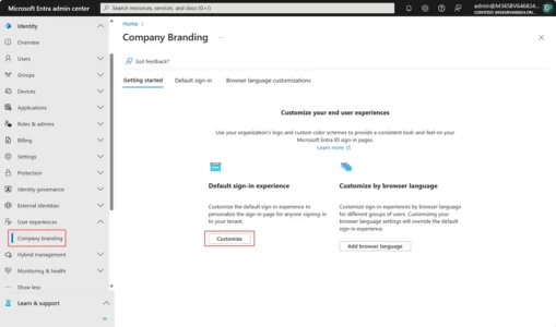 Microsoft Entra CSS promene menjaju login stranice