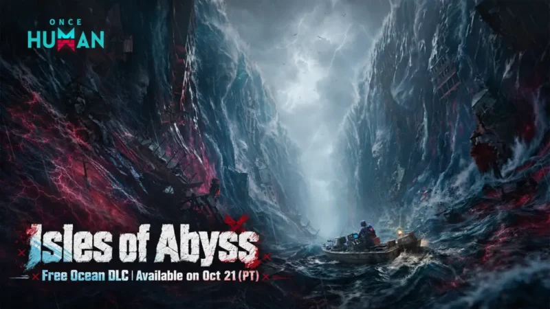 Once Human Isles of Abyss: okean postaje neprijatelj 1 Once Human Isles of Abyss zvanični key art