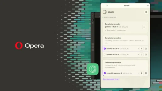 Opera WebAI lokalni AI stiže direktno u pregledač