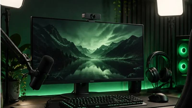 Razer Kiyo V2 Pro — prateća AI ilustracija