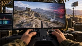 FPV simulator drona sa kontrolerom i elektronskim smetnjama
