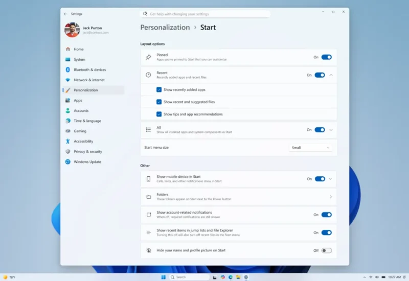 Windows 11 26H2 ažuriranje i podešavanja sistema