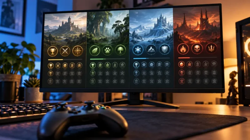 Steam Achievement Sets dostignuća dele sadržaj 1 Steam Achievement Sets dostignuća — prateća AI ilustracija