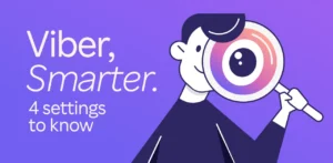 Viber Smarter zvanična ilustracija sa četiri korisna podešavanja