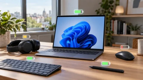 Windows 11 Battery Status widget objedinjuje stanje baterije računara i dodataka
