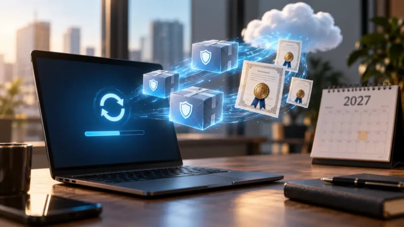 Windows Update certificates 2027: what to verify 1 Windows Update certificates 2027 on an enterprise device